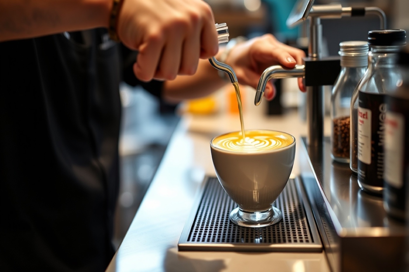 Coffee at the bar